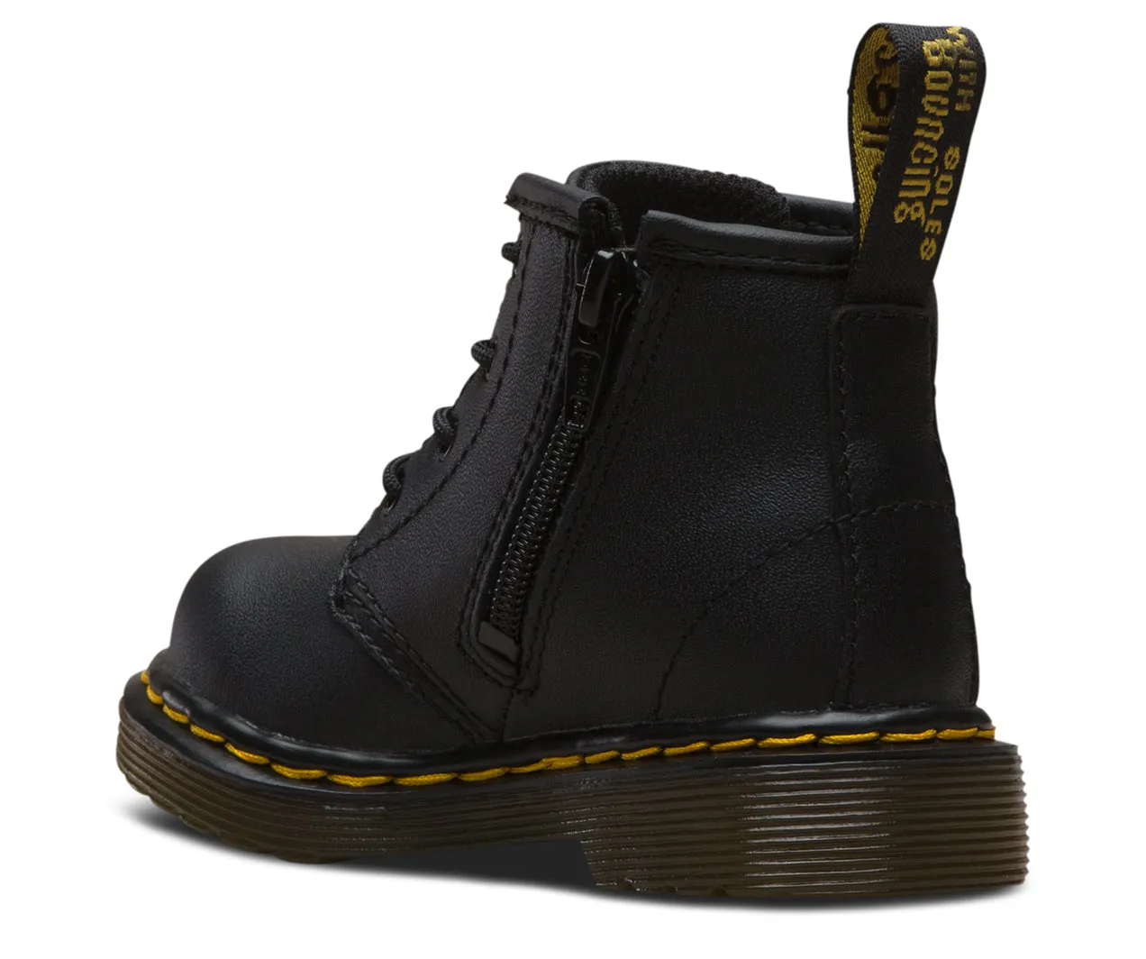 1460 I Softy T Black Leather Baby Boots