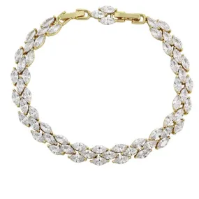 14K Gold Filled Cubic Zirconia Tennis Bracelet