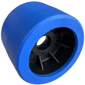 4 Boat Trailer Wobble Roller Smooth 22mm Bore Hole 3 Wide Rollers Blue/Black