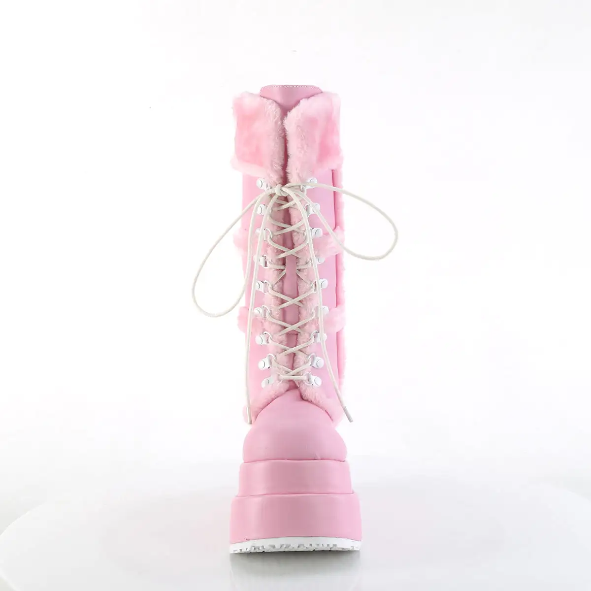 4 Inch Platform BEAR-202 Baby Pink Pu