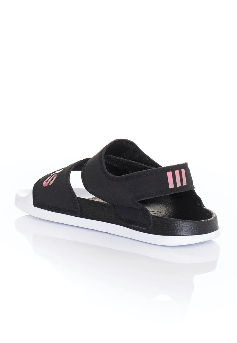 Adidas - Adilette Sandal Core Black/Iridescent/Ftwr White - Girl Sandals