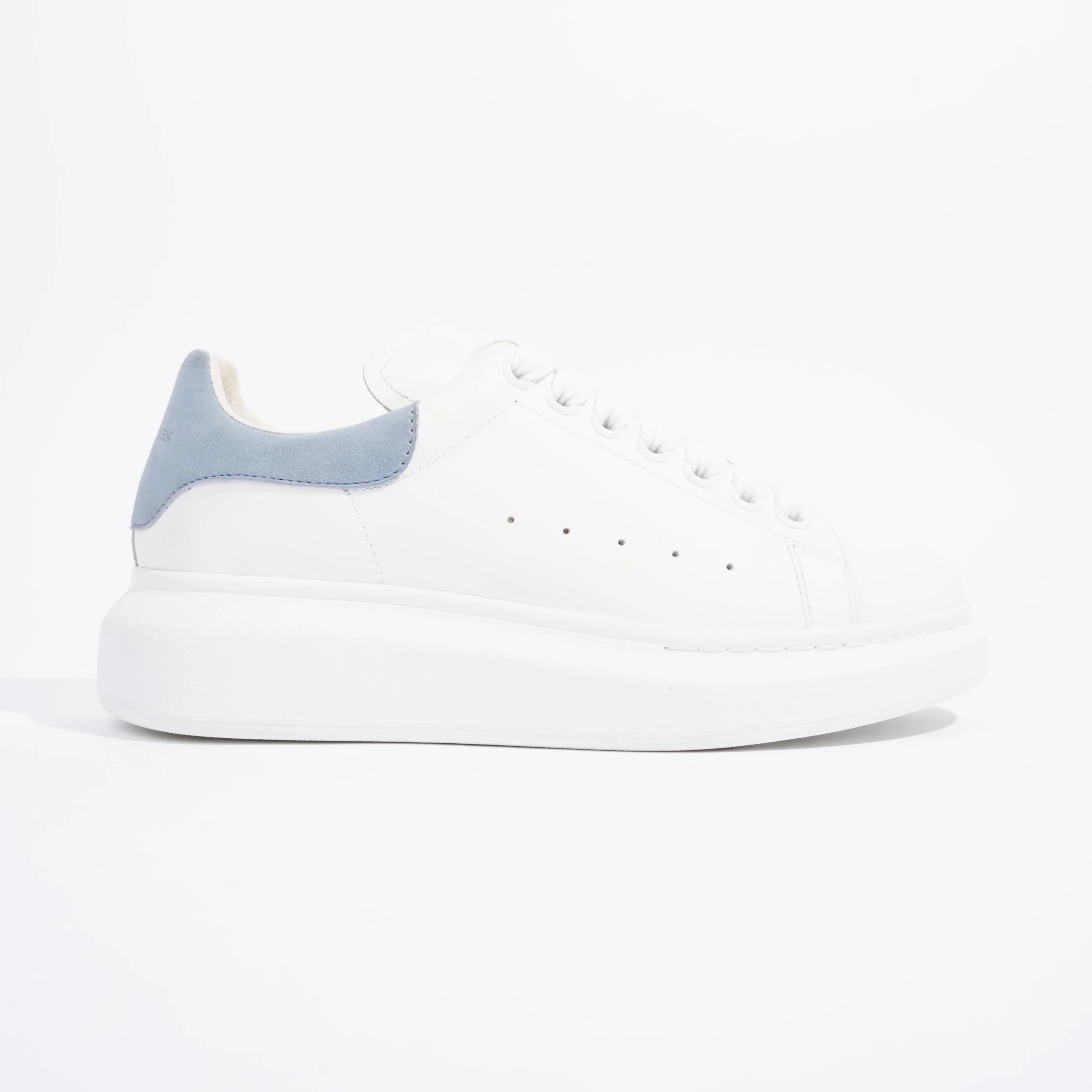 Alexander McQueen Oversized Sneaker White / Baby Blue Tab EU 38 / UK 5