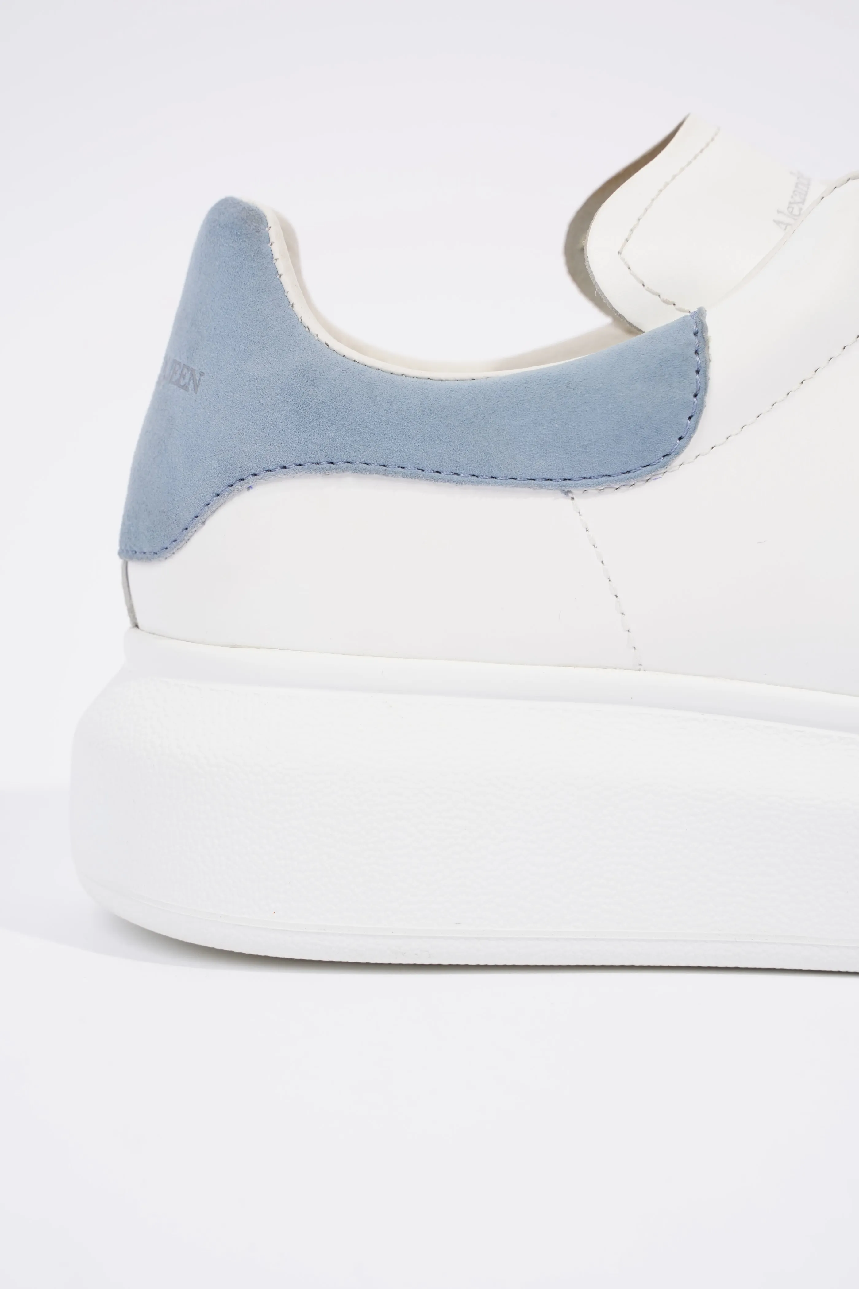 Alexander McQueen Oversized Sneaker White / Baby Blue Tab EU 38 / UK 5