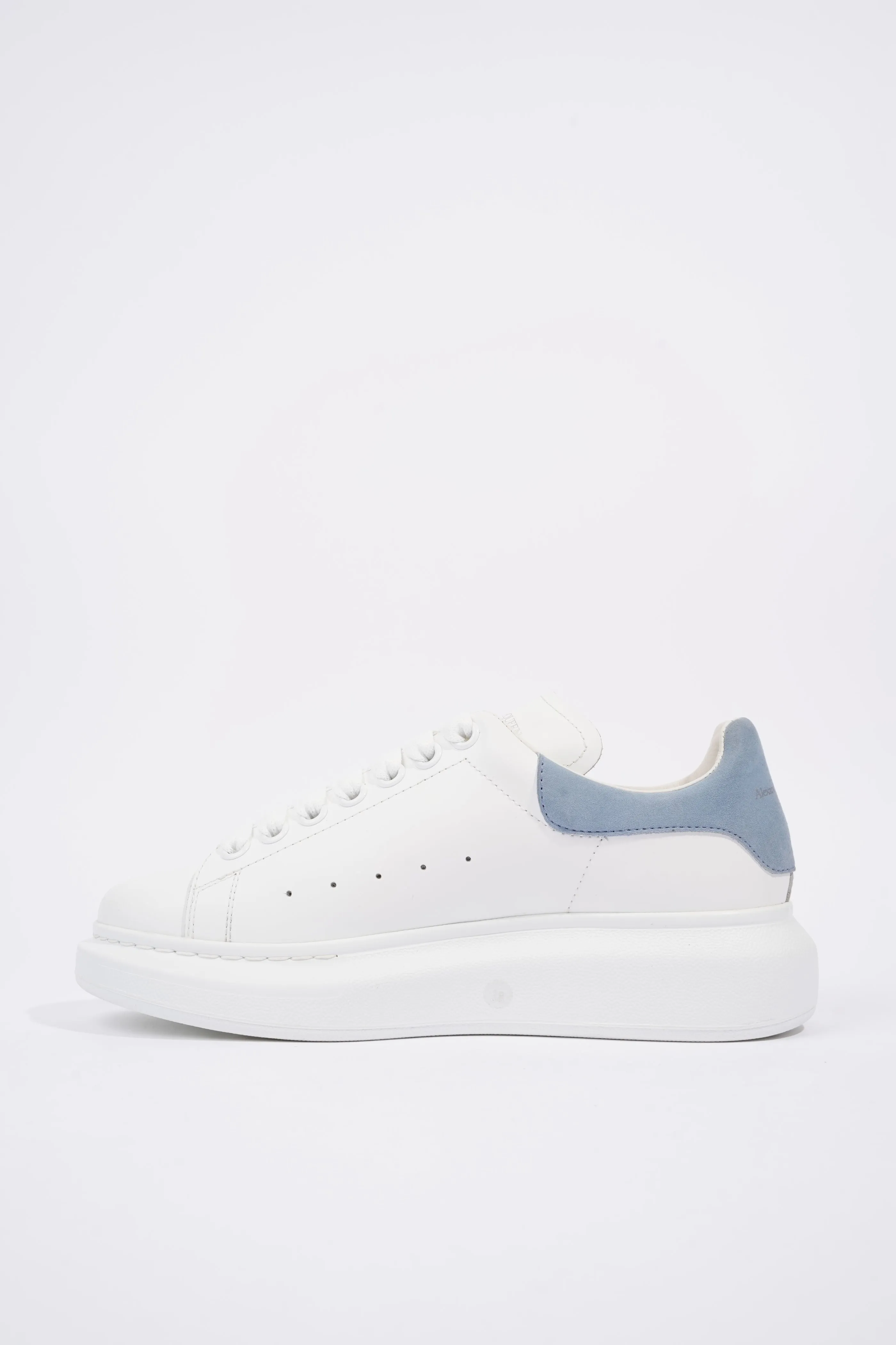 Alexander McQueen Oversized Sneaker White / Baby Blue Tab EU 38 / UK 5