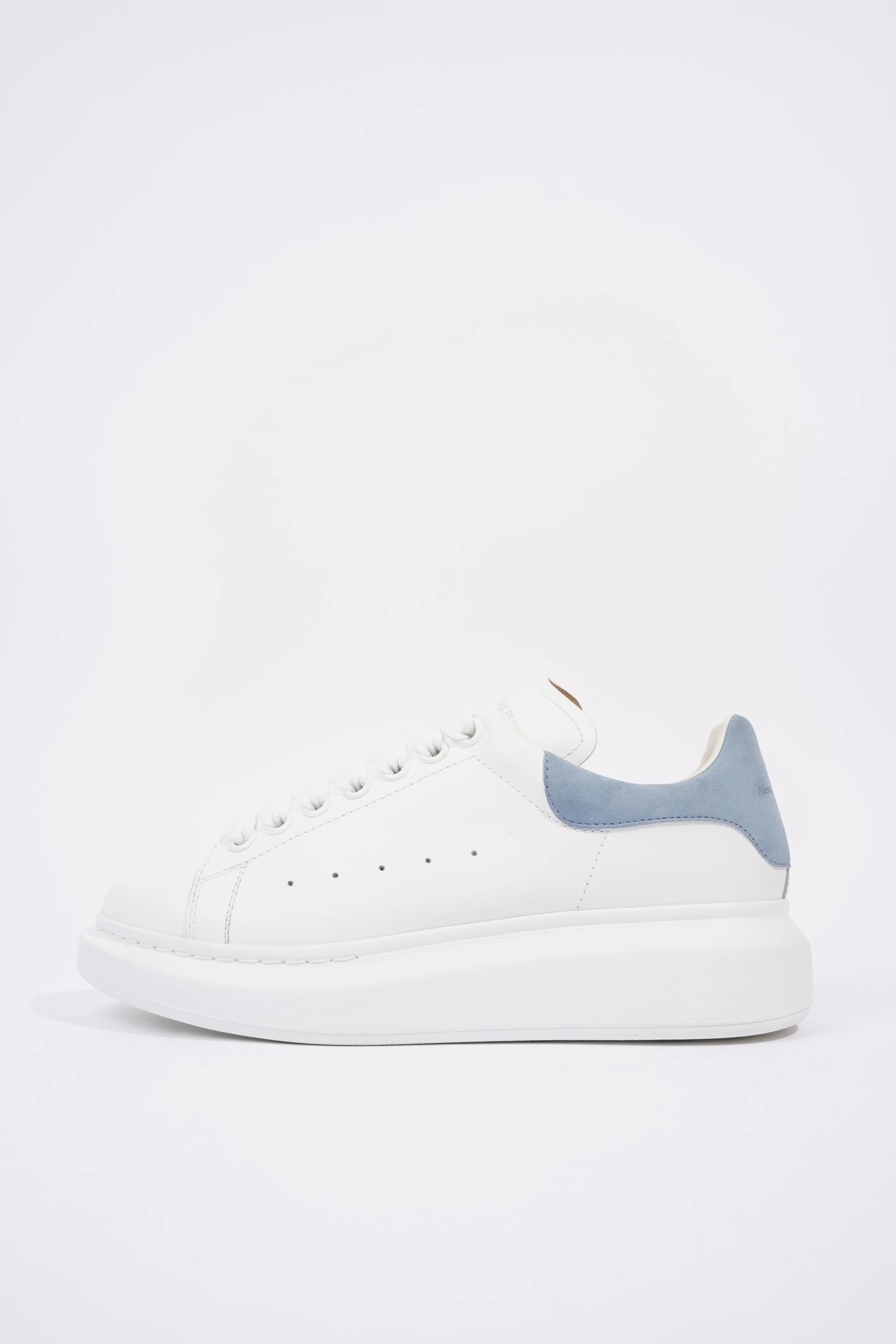 Alexander McQueen Oversized Sneaker White / Baby Blue Tab EU 38 / UK 5