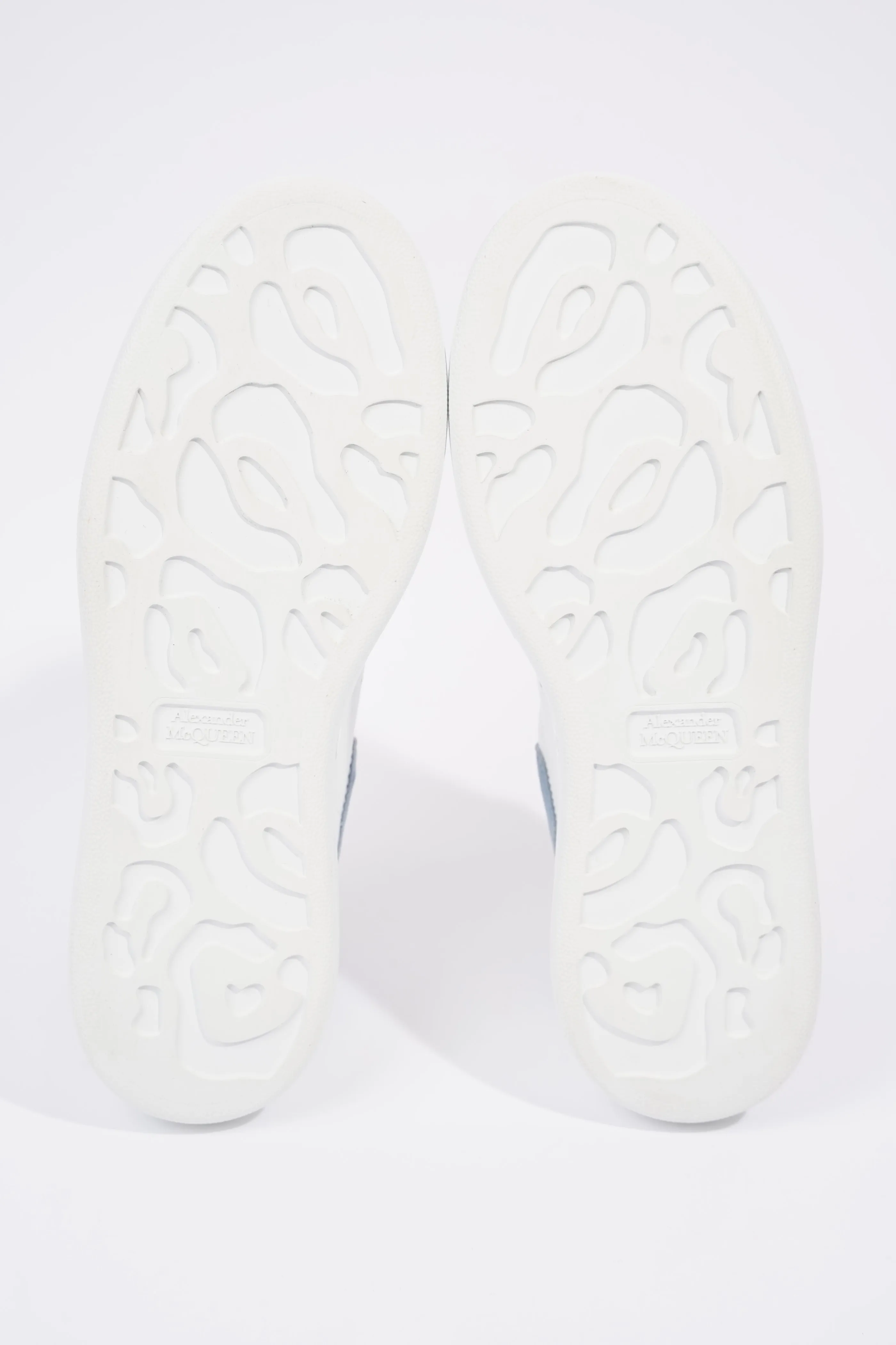 Alexander McQueen Oversized Sneaker White / Baby Blue Tab EU 38 / UK 5