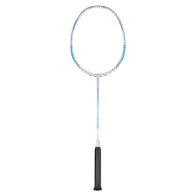 APACS Feather Weight 55 Unstrung Badminton Racquet (White)