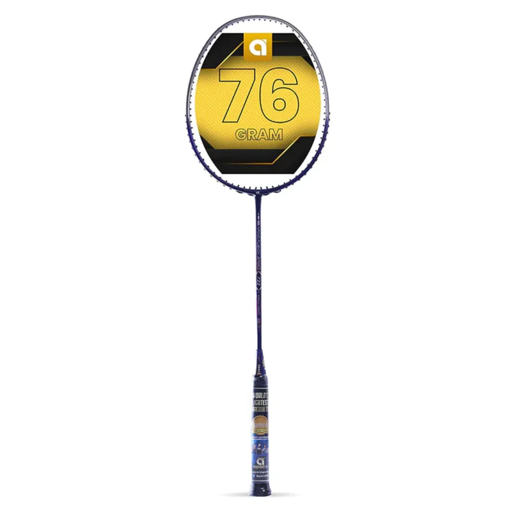 APACS Nano Fusion Speed 722 Unstrung Badminton Racquet (Blue/Grey)