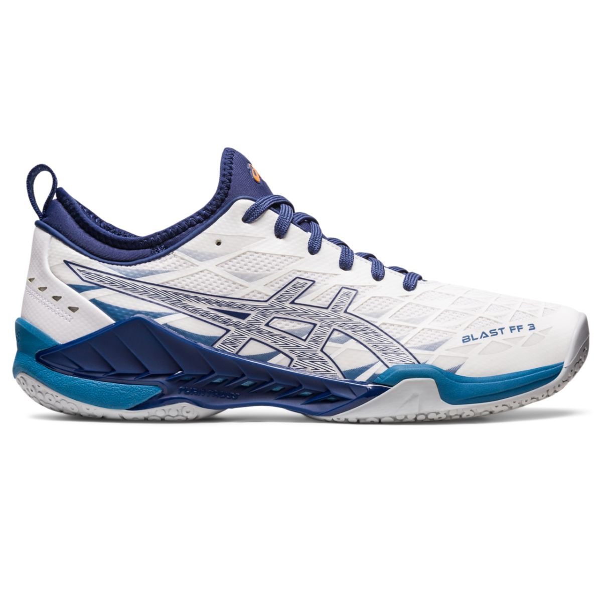 Asics Blast FF 3 Men White Deep Ocean    