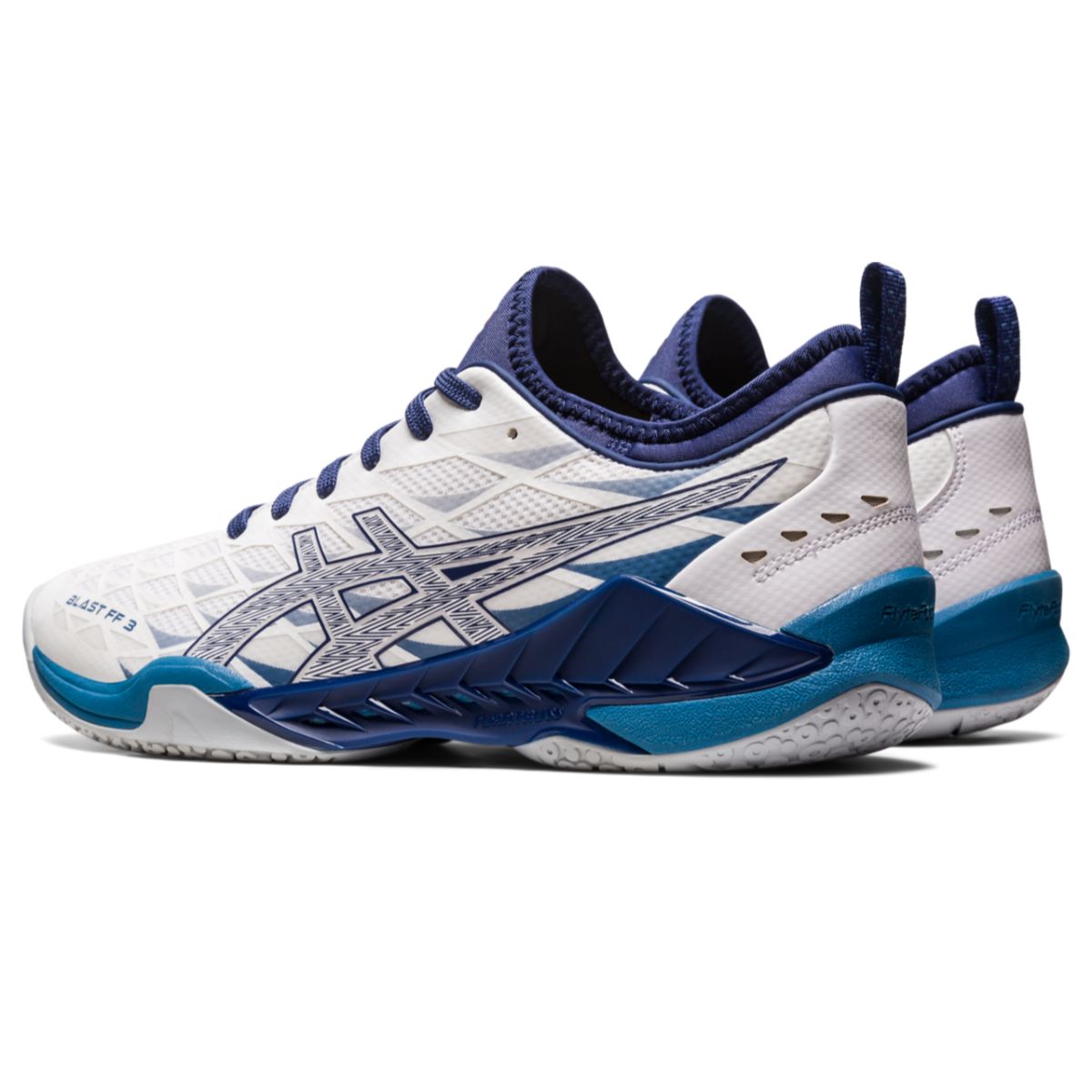 Asics Blast FF 3 Men White Deep Ocean    