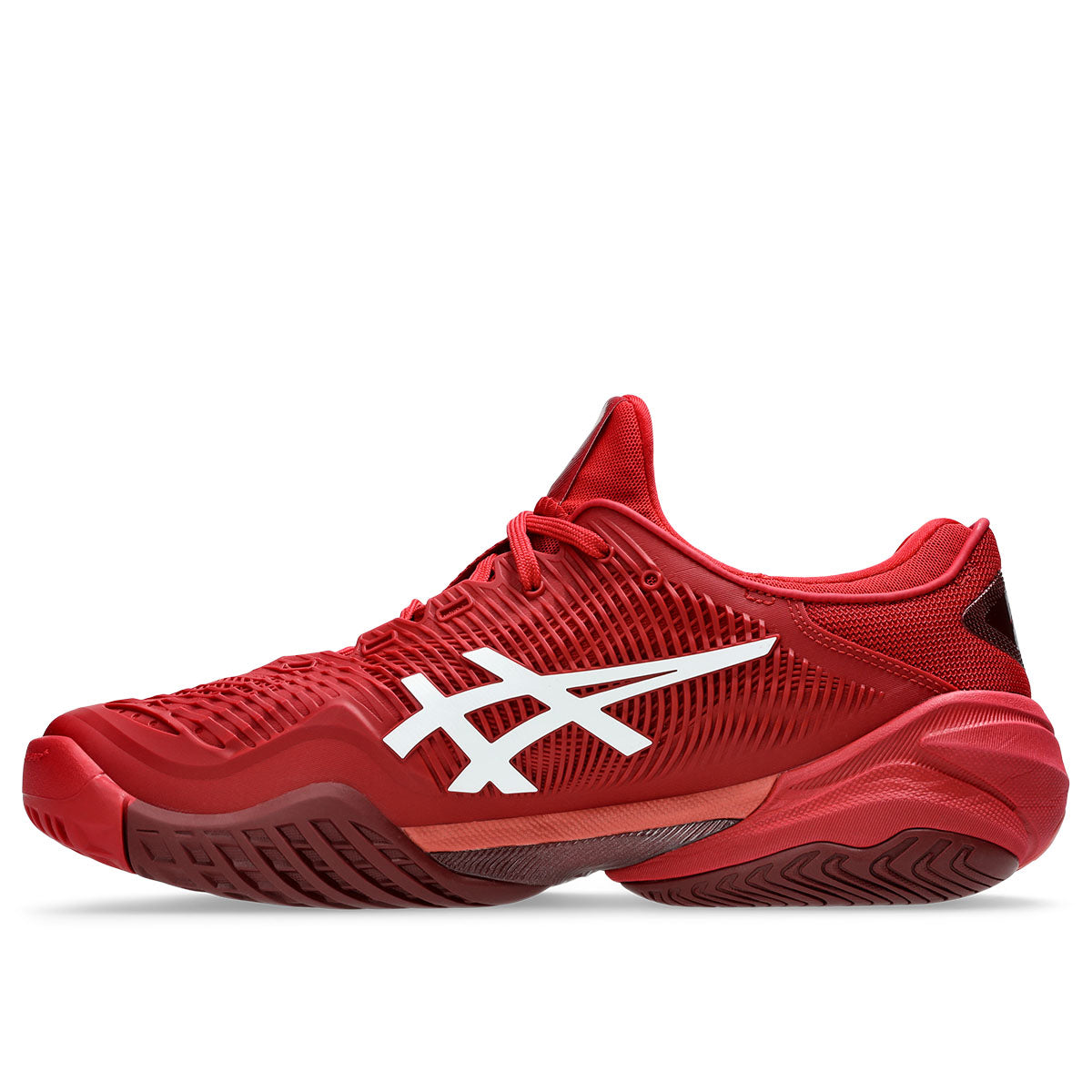 Asics Court FF 3 Novak Men Cranberry White     3 