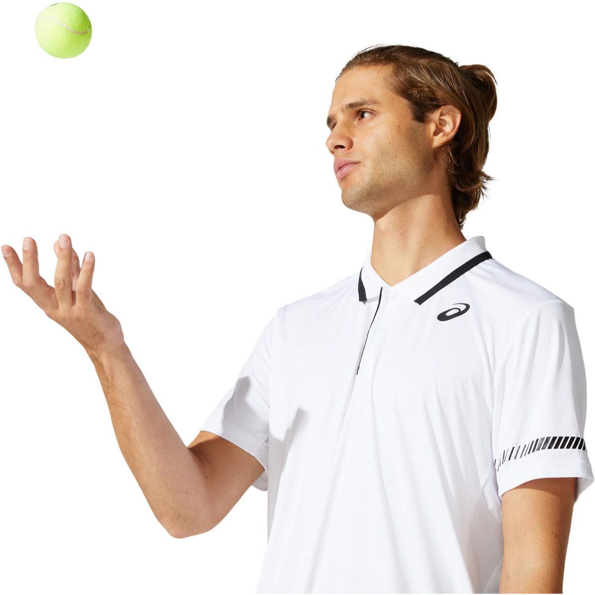 Asics Court M Polo Shirt White   