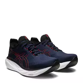 Asics Gel Nimbus 25 Men Midnight Electric Red    