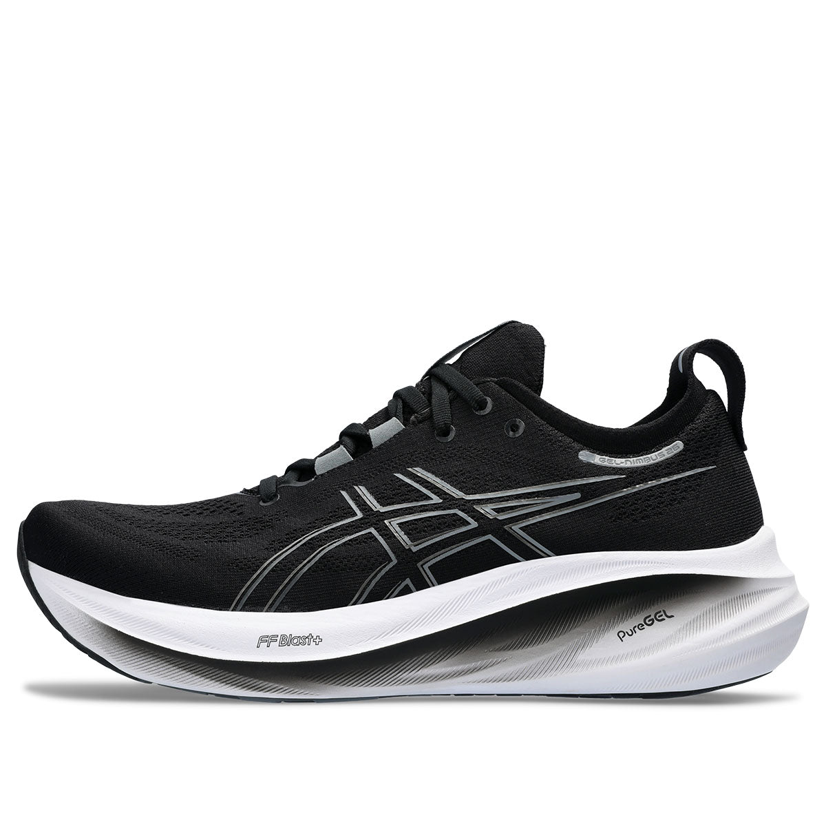 Asics Gel Nimbus 26 Men 2E Black Grey '   26  