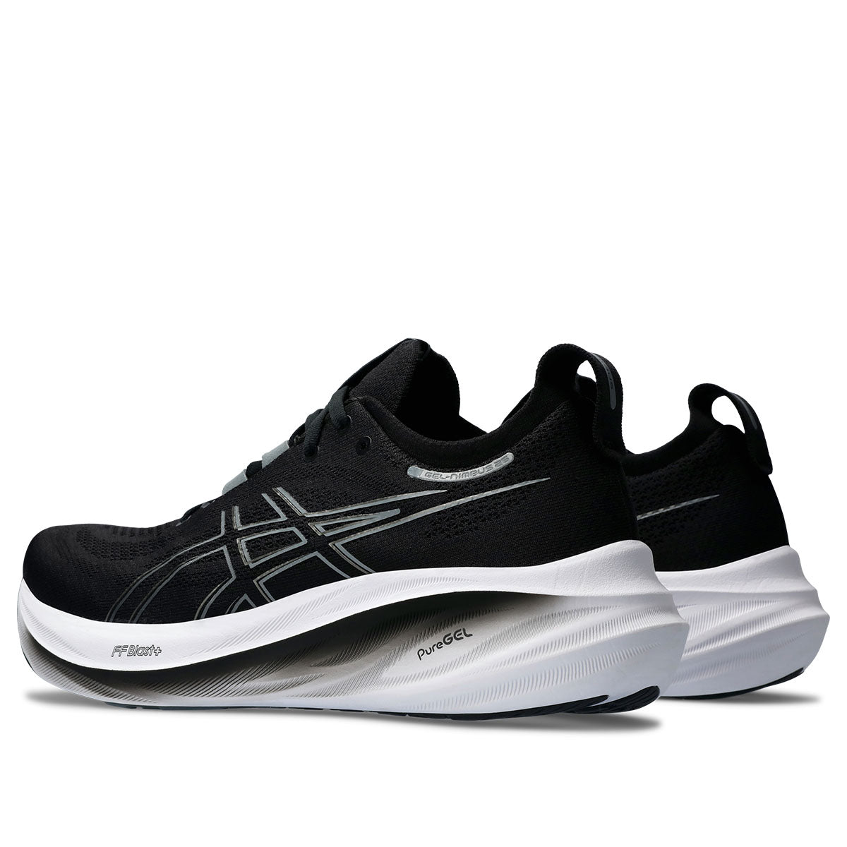 Asics Gel Nimbus 26 Men 2E Black Grey '   26  