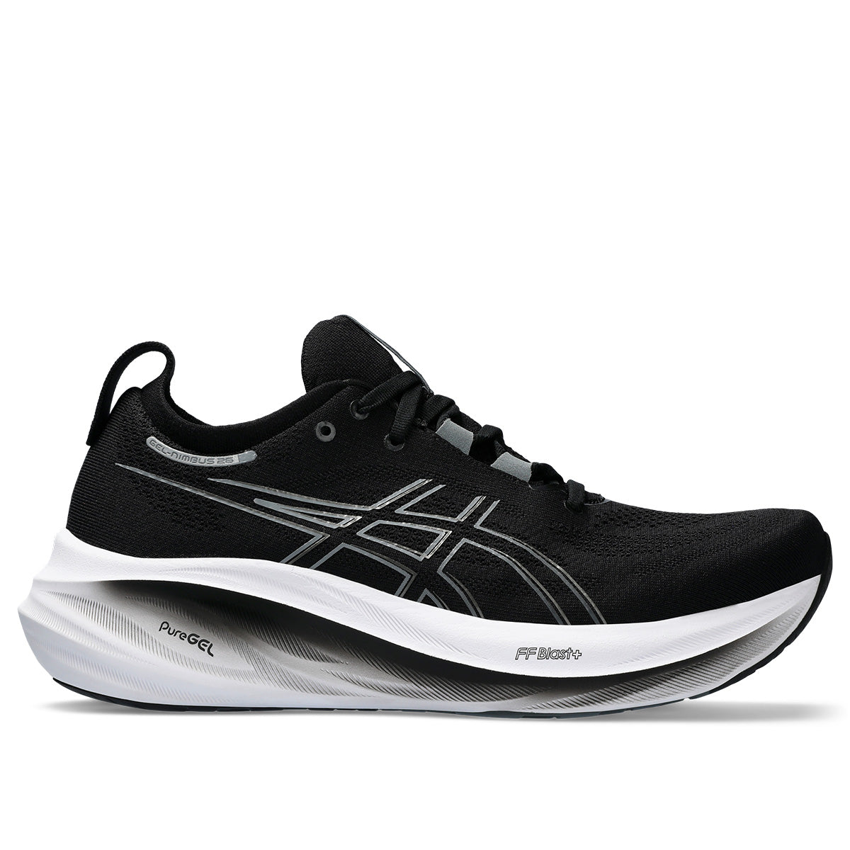 Asics Gel Nimbus 26 Men Black Grey '  26 