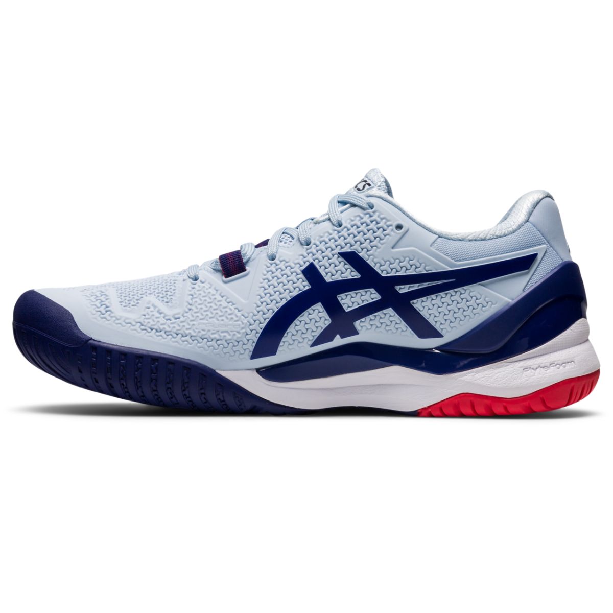 Asics Gel Resolution 8 Women Soft Sky Dive Blue   