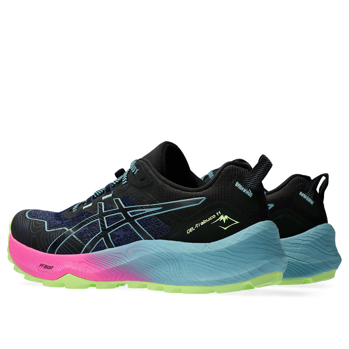 Asics Gel Trabuco 11 Women Black Gris Blue  '  11 