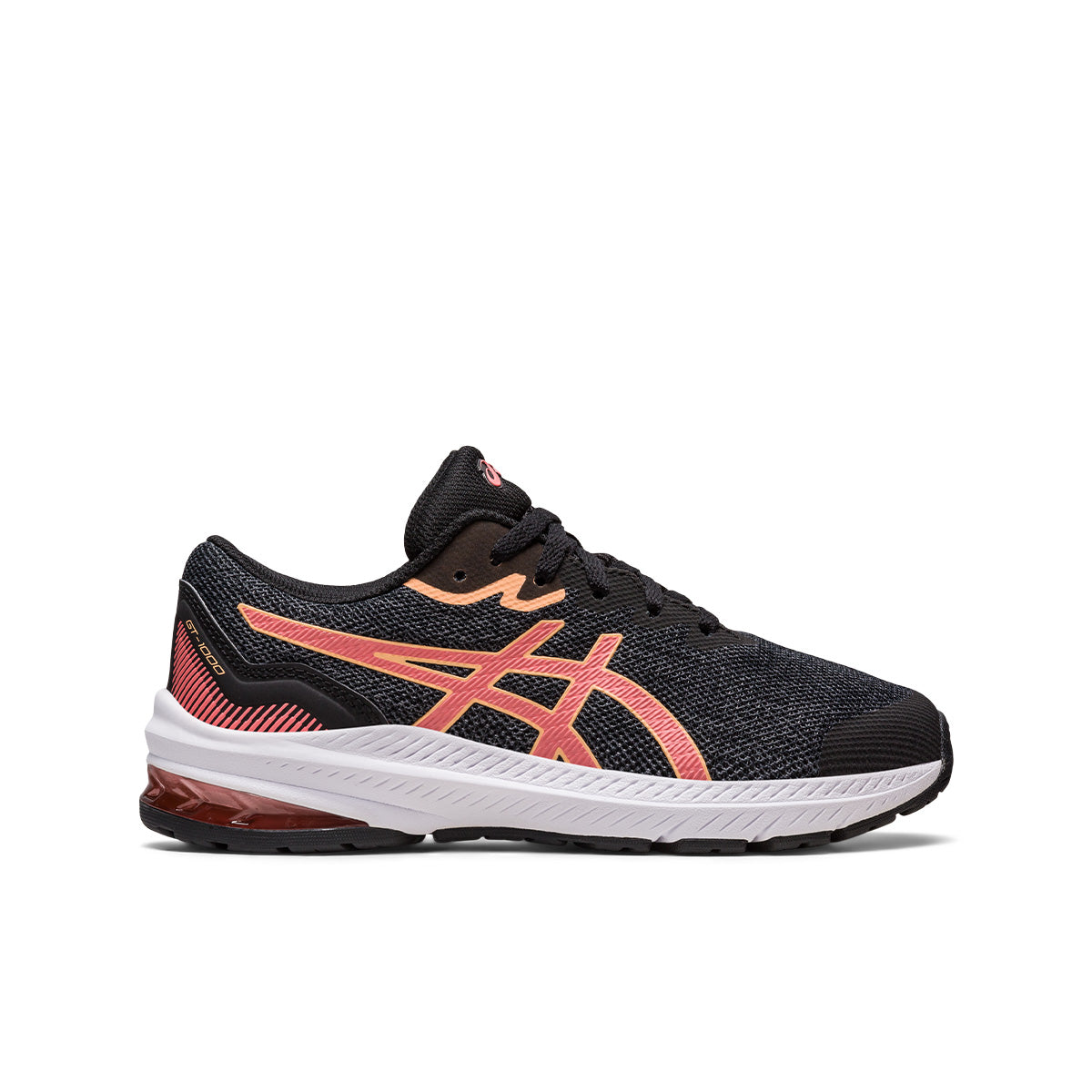 Asics GT 1000 11 GS Kids Black Papaya   