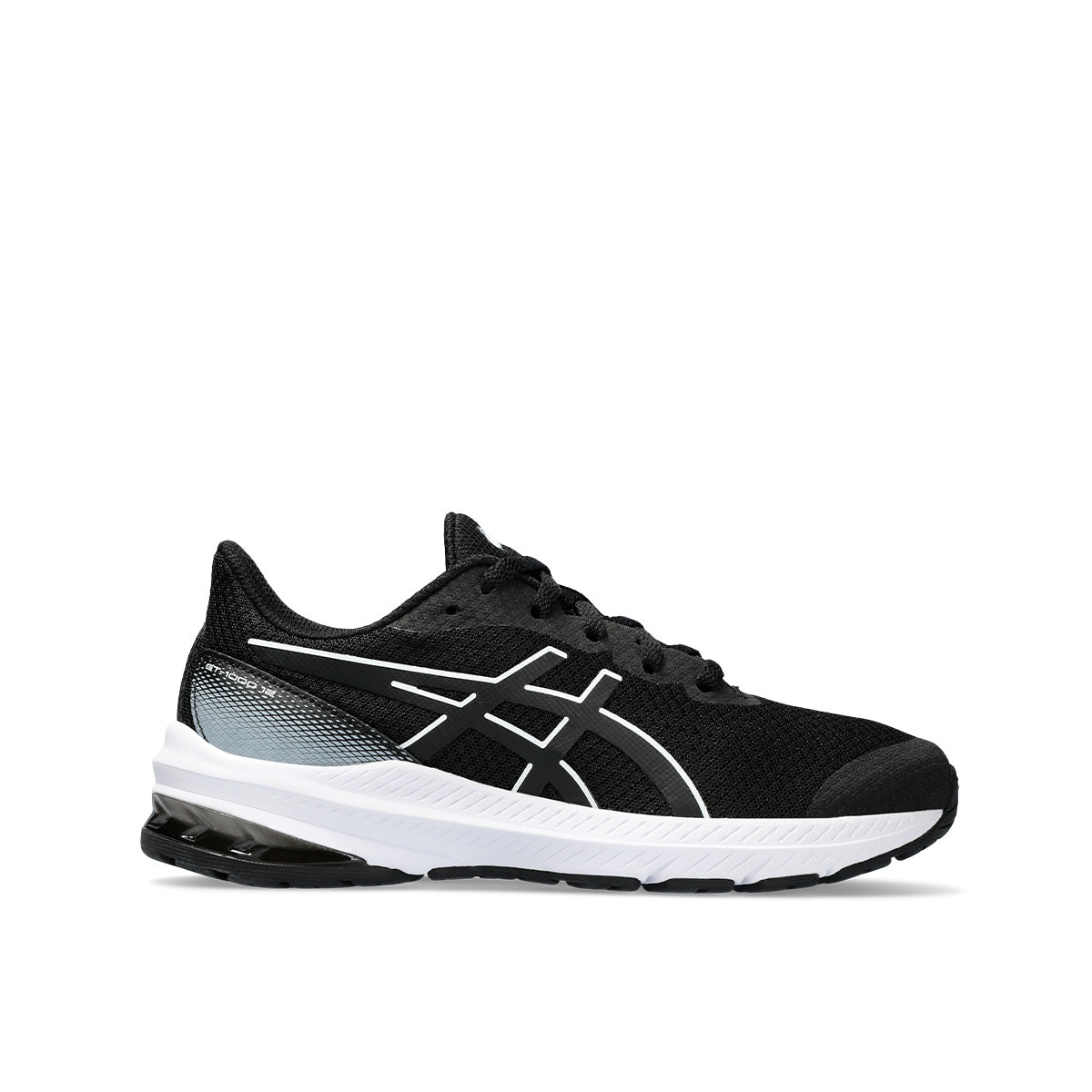 Asics GT 1000 12 GS Kids Black White   