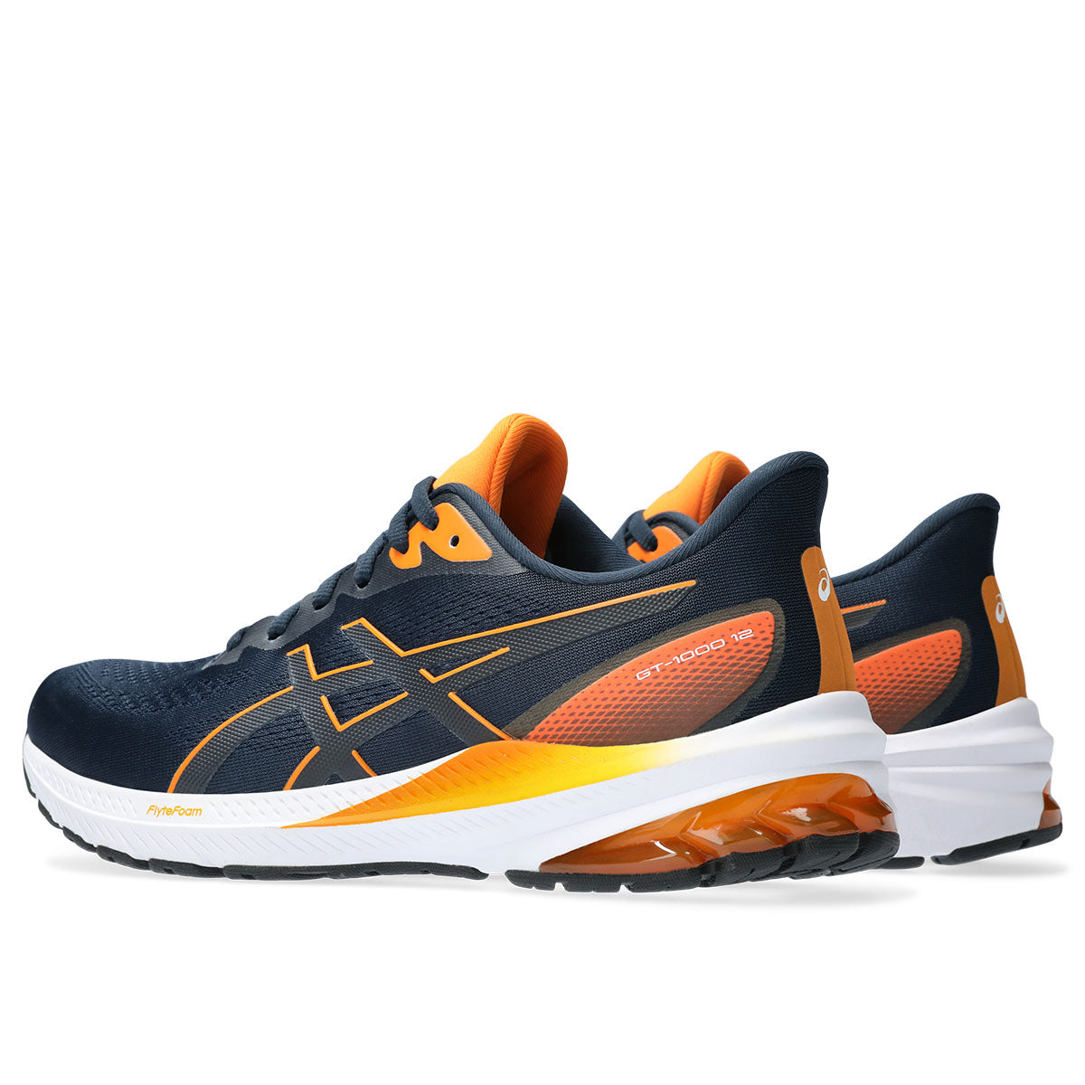 Asics GT 1000 12 Men Blue Bright Orange   