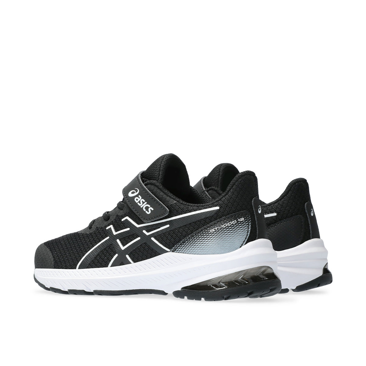 Asics GT 1000 12 PS Kids Black White   