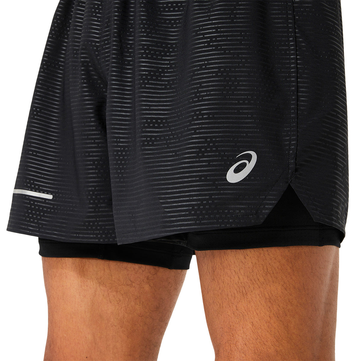 Asics Lite-Show 2-N-1 5In Short Men Black   