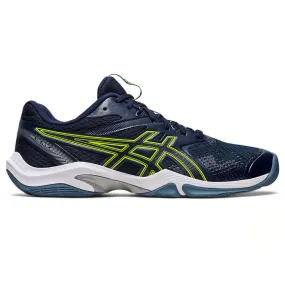 ASICS Men's Gel-Blade 8 Badminton Shoe (Midnight/Hazard Green)