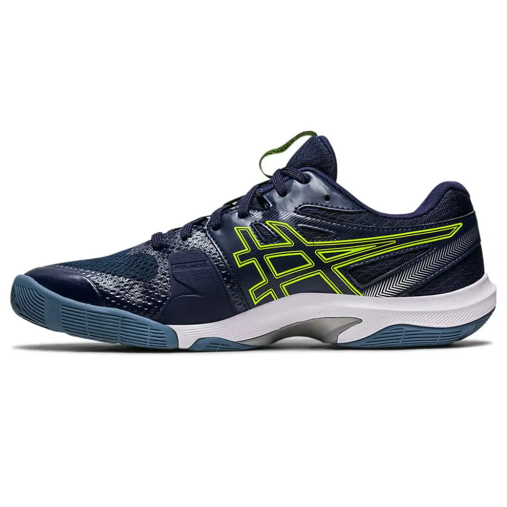 ASICS Men's Gel-Blade 8 Badminton Shoe (Midnight/Hazard Green)