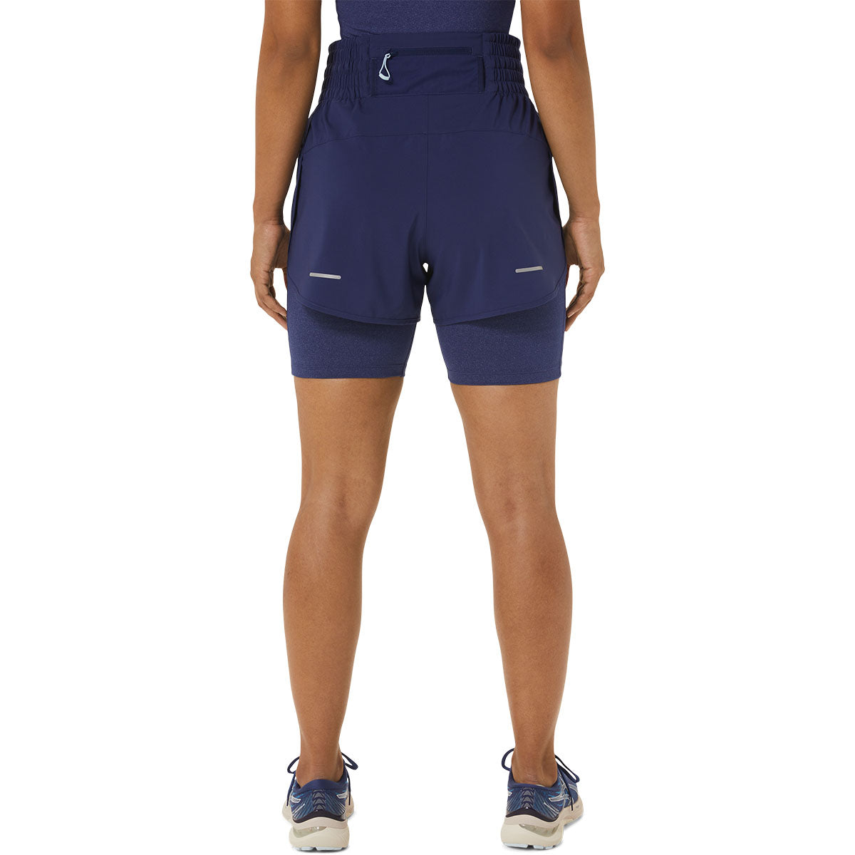 Asics Nagino 4In Run Short Women Blue   