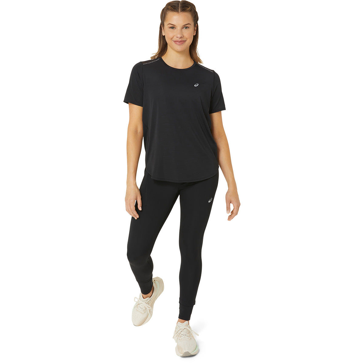 Asics Road Ss Top Women Black    