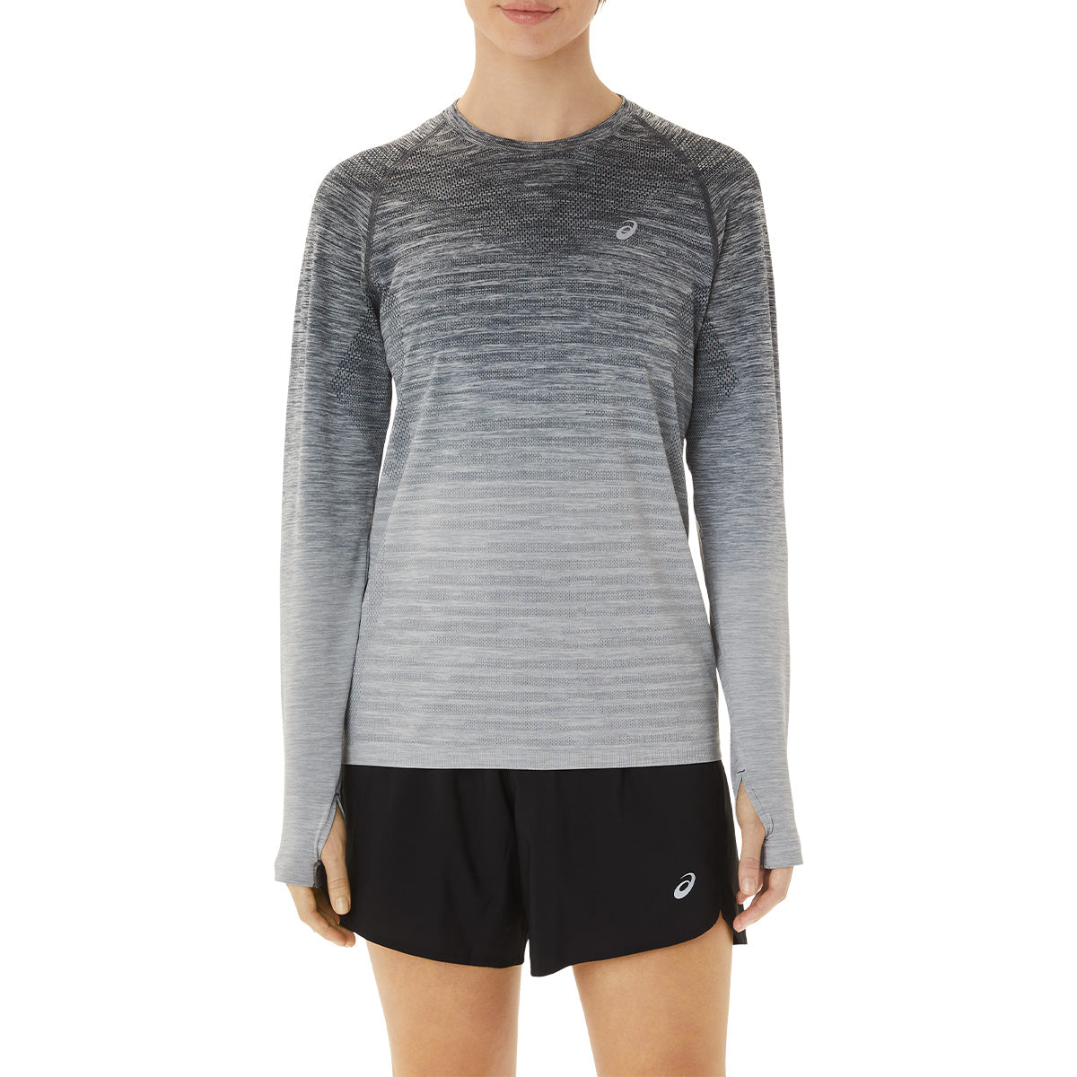 Asics Seamless Ls Top Grey   