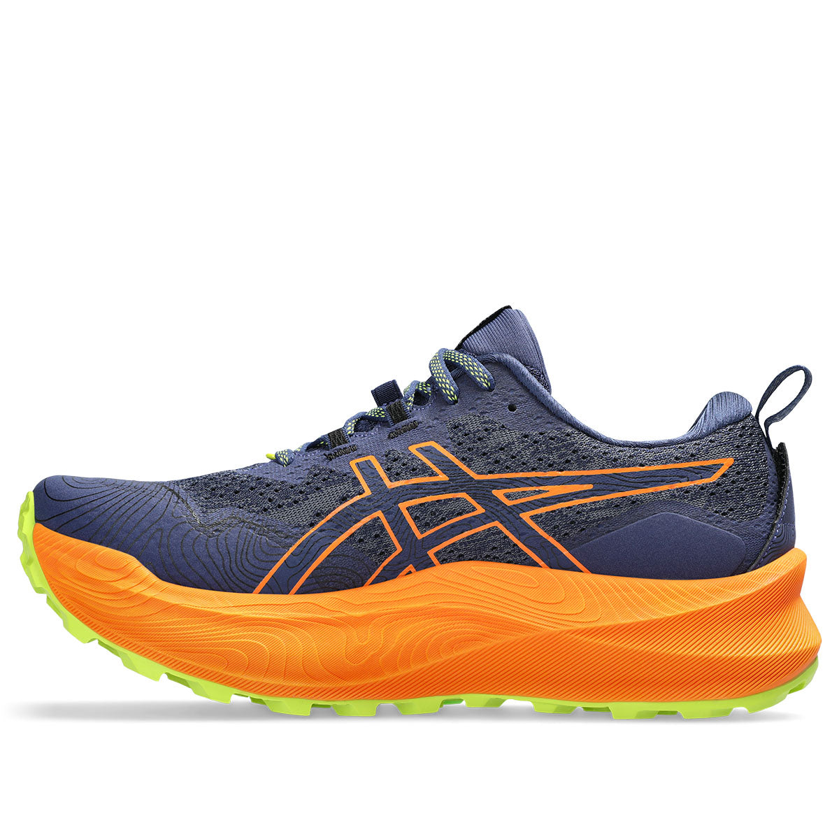 Asics Trabuco Max 2 Men Deep Ocean Bright Orange   