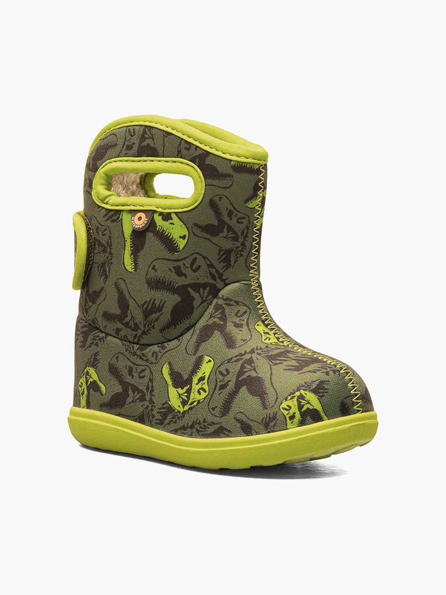 Baby Bogs II Cool Dino Toddler Rain Boots