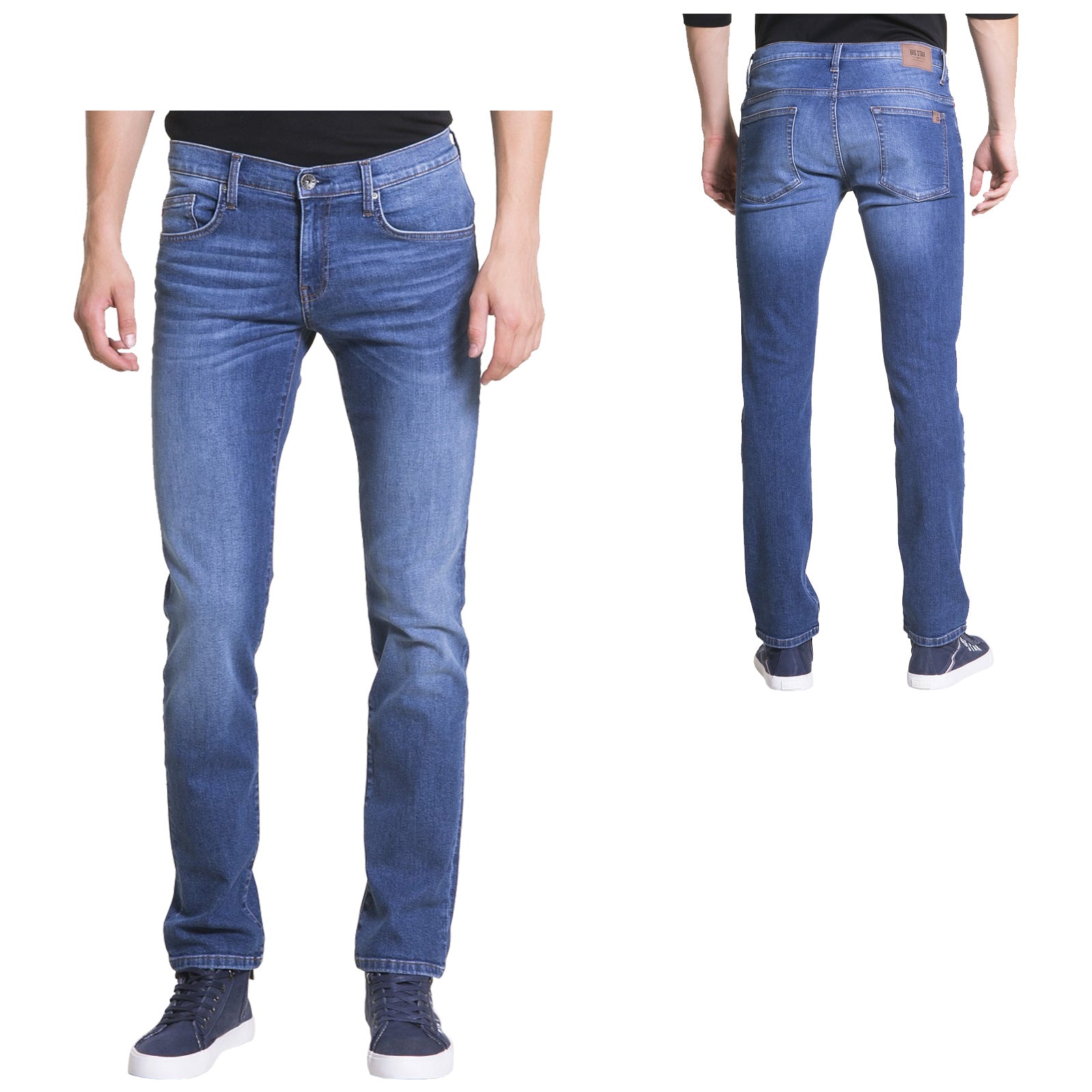 Big Star Mens Terry Slim Tapered Low Jeans