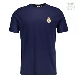 Camiseta Azul Hombre ECO Essentials Real Madrid Escudo Color