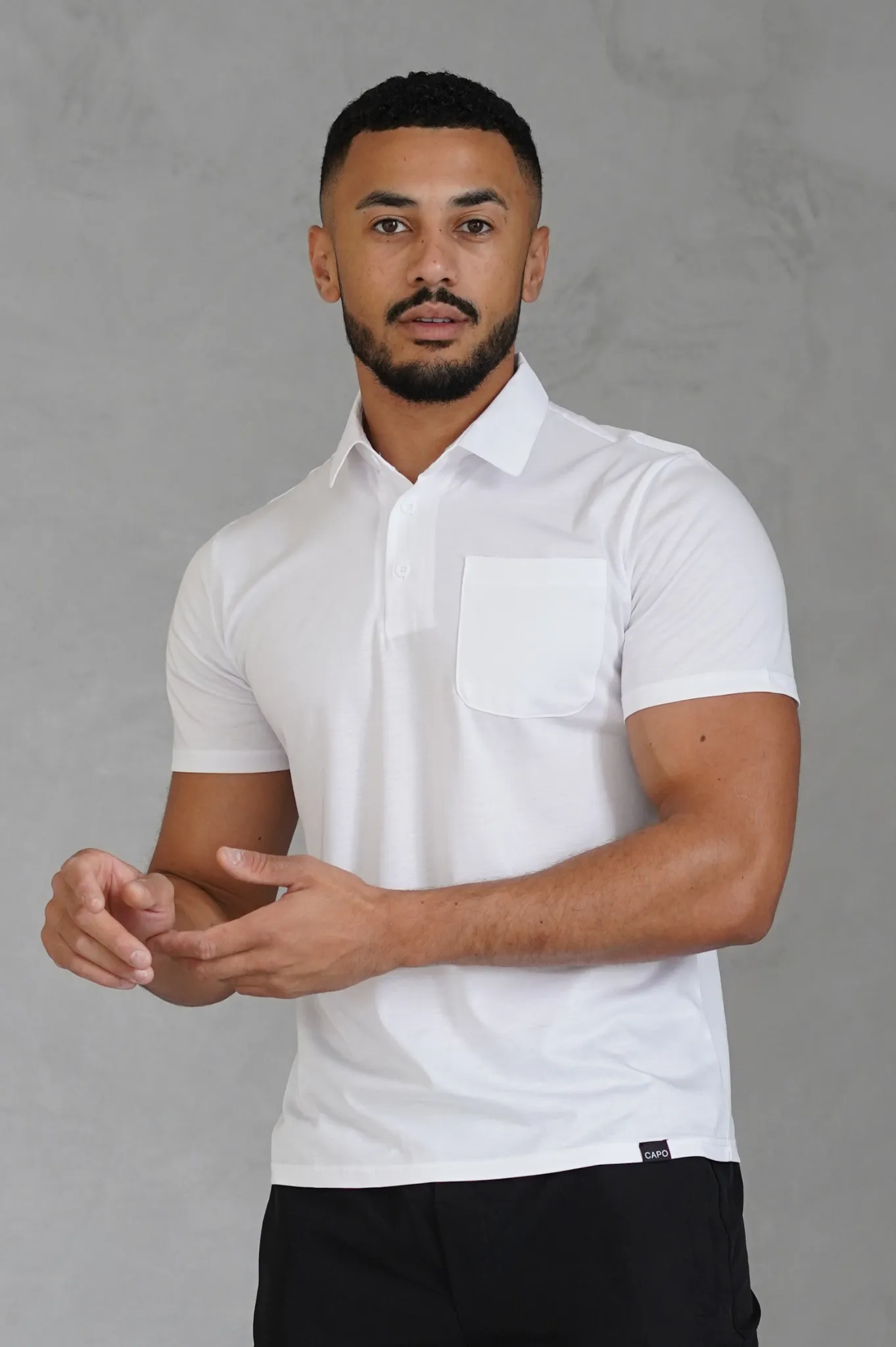 Capo MERCERISED Polo Shirt - White