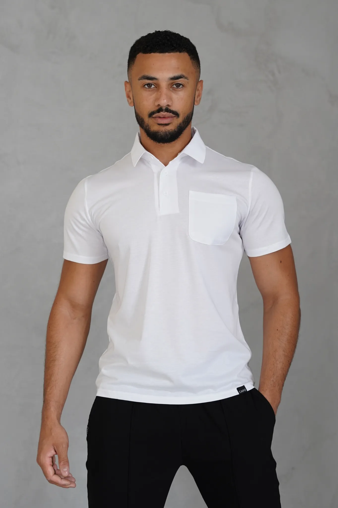 Capo MERCERISED Polo Shirt - White