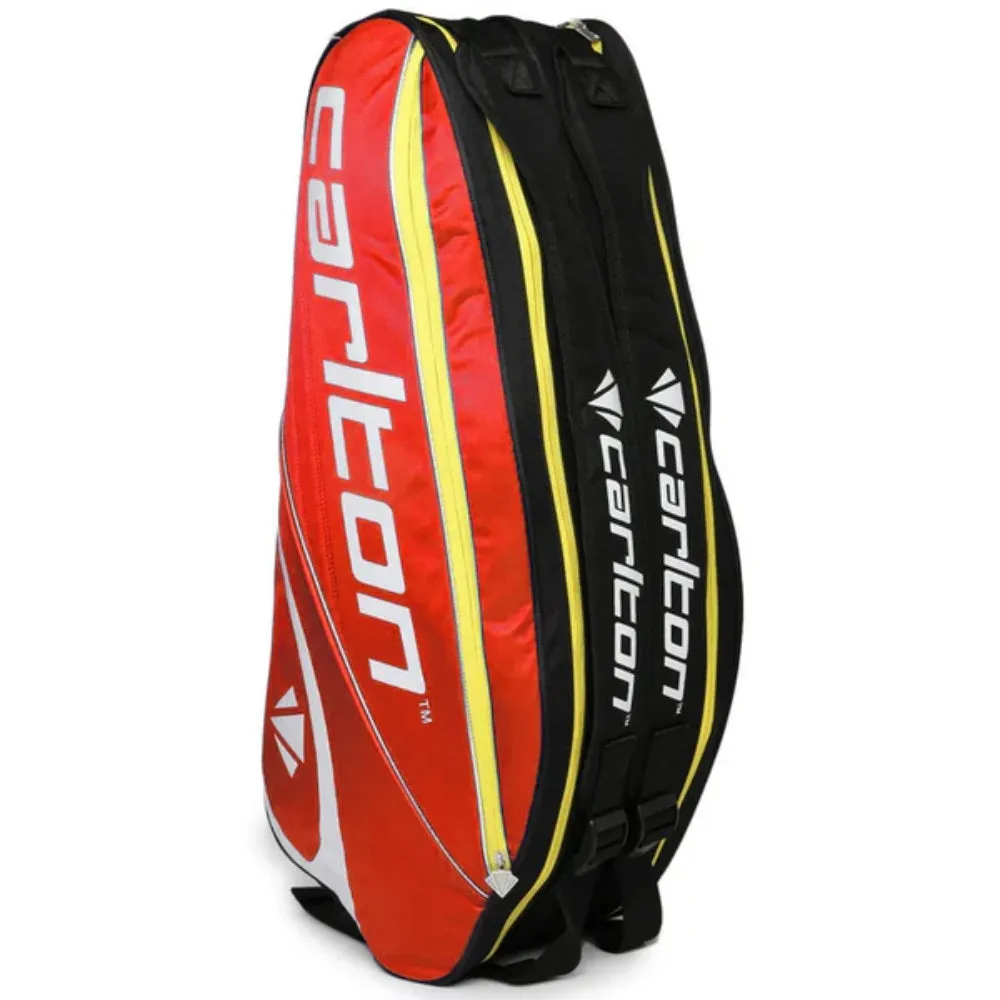 CARLTON Airblade 2 Compartment Badminton Kit Bag (Orange/Black)