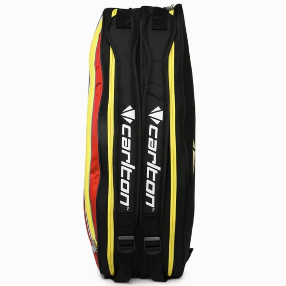 CARLTON Airblade 2 Compartment Badminton Kit Bag (Orange/Black)