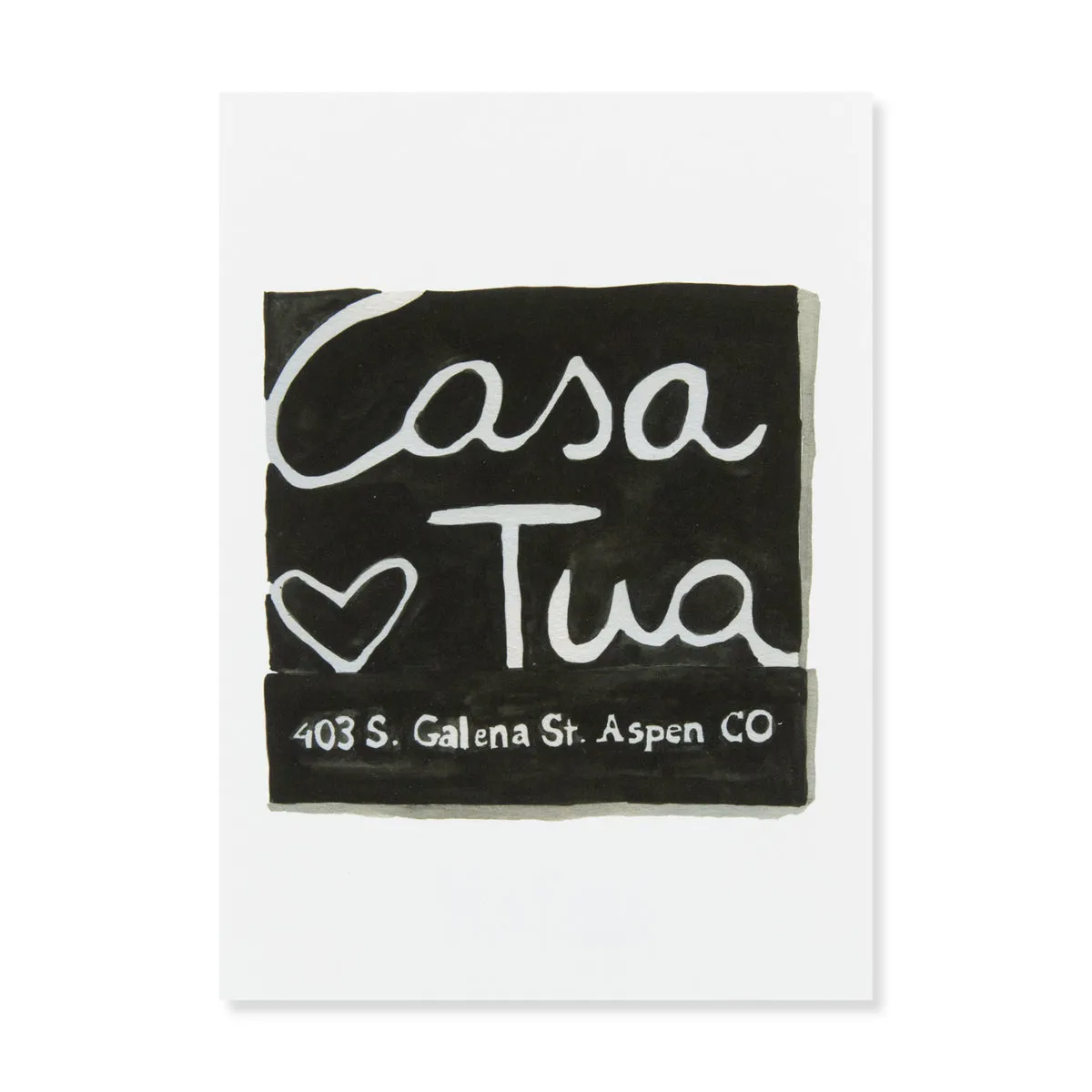 Casa Tua Matchbook