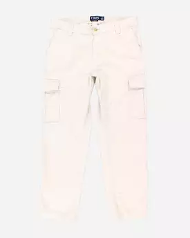 Chaps Cream Cargo Trousers - W34 L28