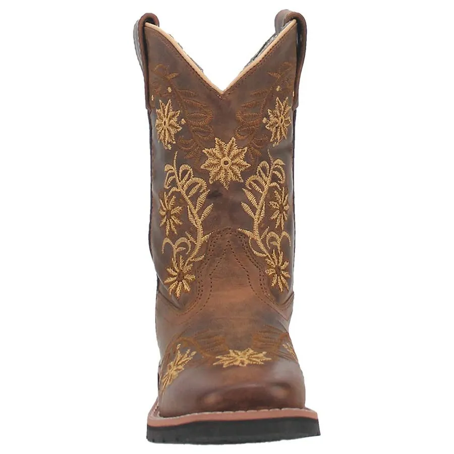 Dan Post Girl's Gardenia Leather Western Boots