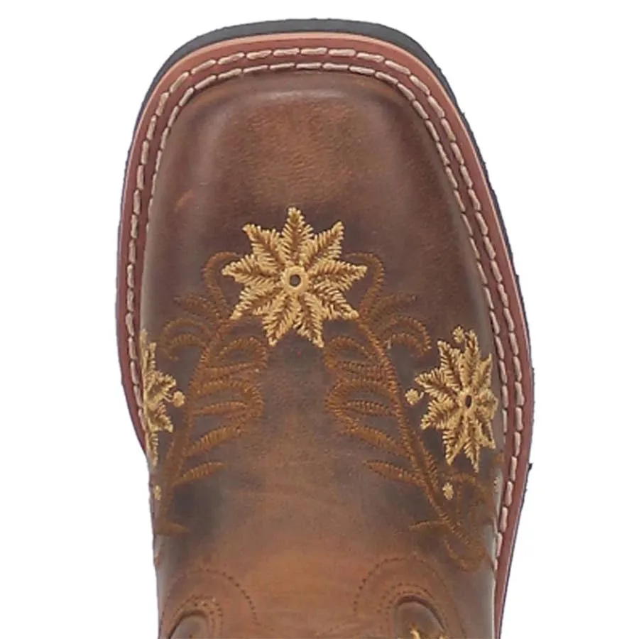 Dan Post Girl's Gardenia Leather Western Boots