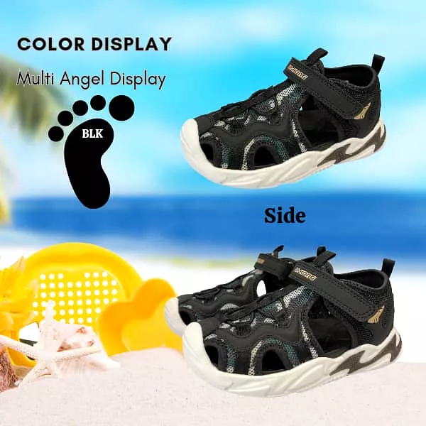 DR.KONG KIDS TOTAL CONTACT SANDALS DK-S1000653-BLK(RP : $109)