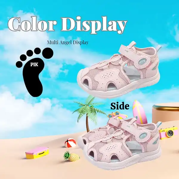 DR.KONG KIDS TOTAL CONTACT SANDALS DK-S1000691-PIK(RP : $109)