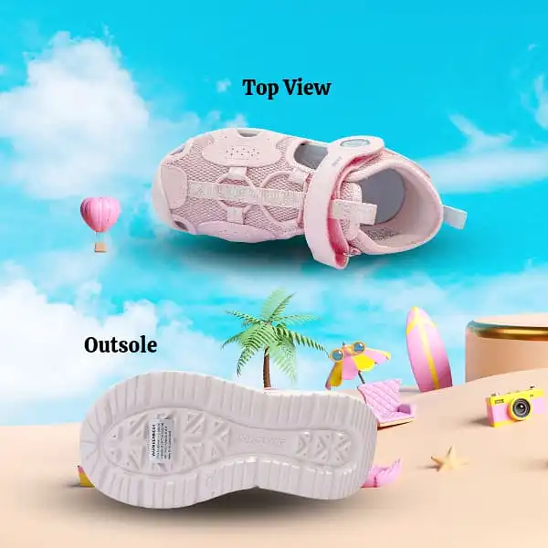 DR.KONG KIDS TOTAL CONTACT SANDALS DK-S1000691-PIK(RP : $109)