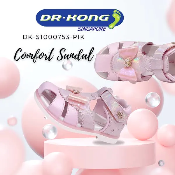 DR.KONG KIDS TOTAL CONTACT SANDALS DK-S1000753-PIK(RP : $119)