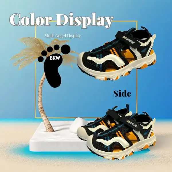 DR.KONG KIDS TOTAL CONTACT SANDALS DK-S2000632-BKW(RP : $129)