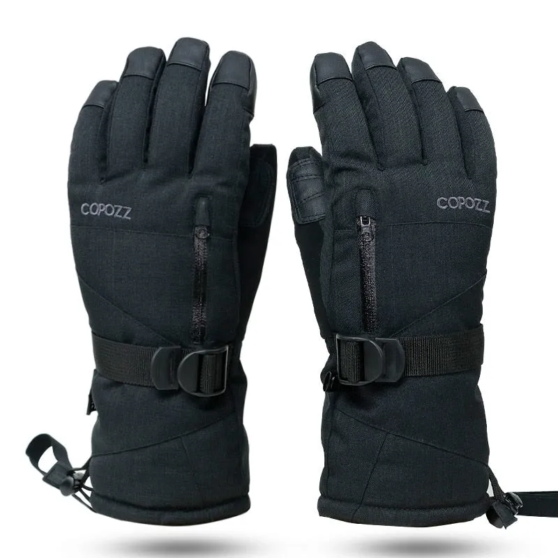 Gants de ski imperméables avec poche et compatibilité tactile COPOZZ - Insultate